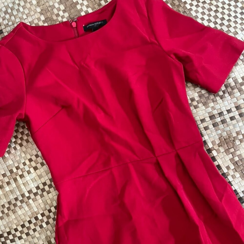 Red BR Career Dress